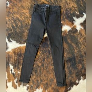 Abercrombie & Fitch High Rise Black Skinny Jeans NWOT